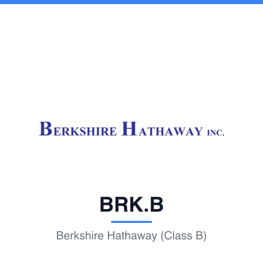 BRK.B — Berkshire Hathaway (Class B)