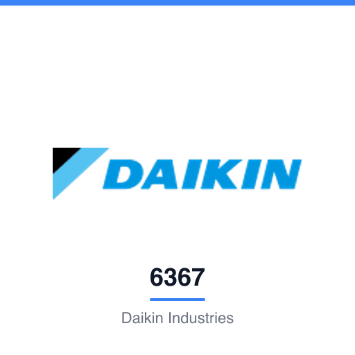 6367 — Daikin Industries