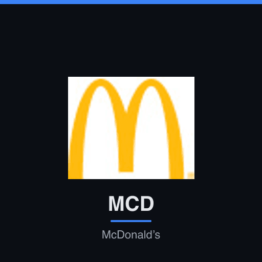 MCD — McDonald’s