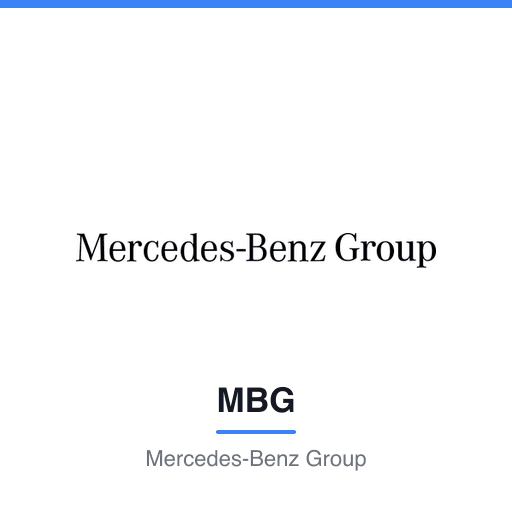 MBG — Mercedes-Benz Group