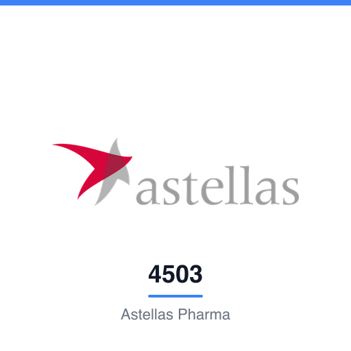 4503 — Astellas Pharma