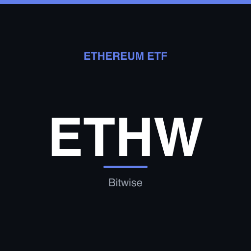 ETHW — Bitwise Ethereum ETF