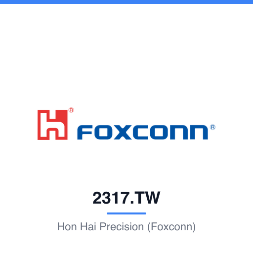 2317.TW — Hon Hai Precision (Foxconn)
