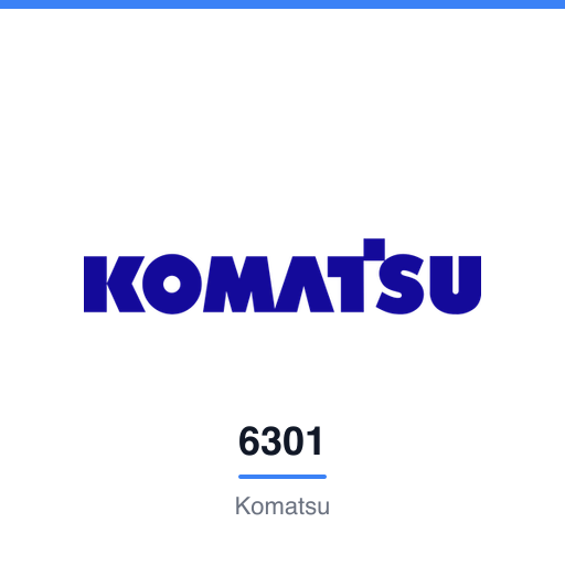 6301 — Komatsu