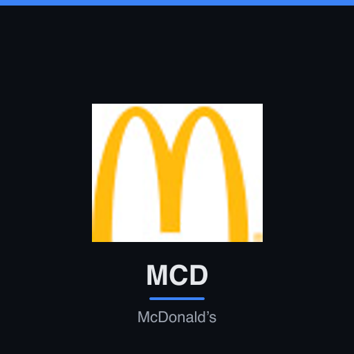 MCD — McDonald’s