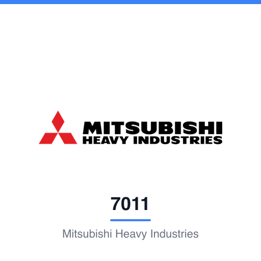 7011 — Mitsubishi Heavy Industries