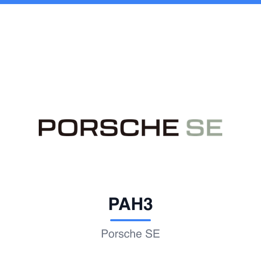 PAH3 — Porsche SE