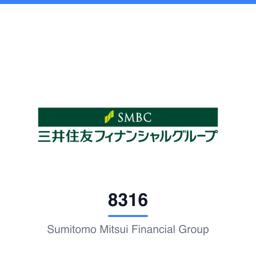 8316 — Sumitomo Mitsui Financial Group